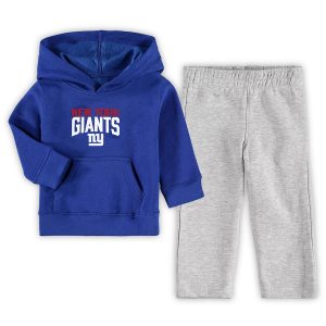 Toddler New York Giants Fan Flare Pullover Hoodie and Sweatpants Set